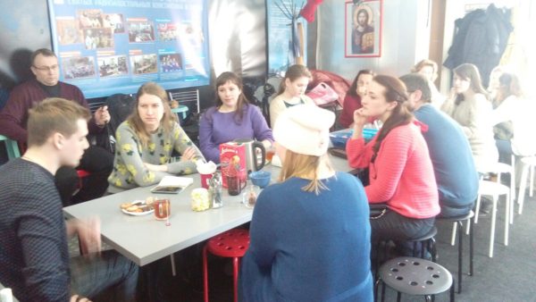 В воскресной встрече молодёжного клуба "Космос" принял участие аспирант факультета  философии СПбГУ