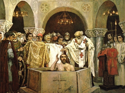 1030-летие Крещения Руси – день памяти святого равноапостольного великого князя Владимира, во Святом Крещении Василия († 1015)