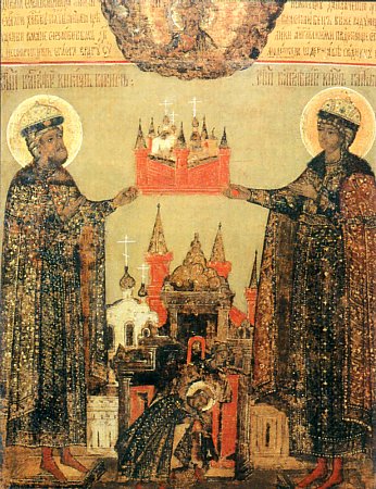 День памяти святых мучеников благоверных князей Бориса и Глеба, во Святом Крещении Романа и Давида († 1015)